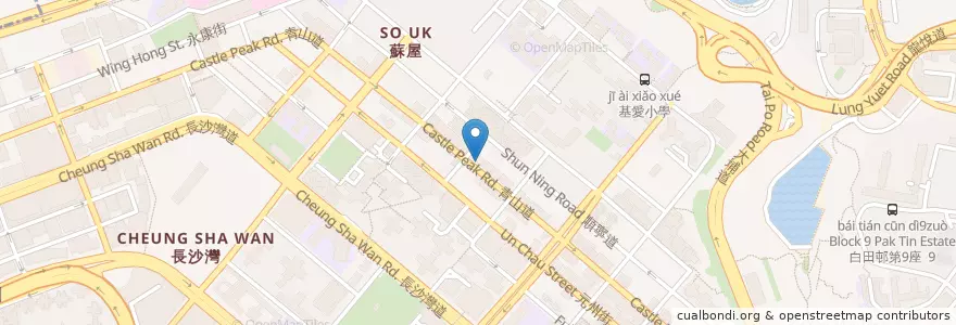 Mapa de ubicacion de Everyday en China, Guangdong, Hong Kong, Kowloon, Wilayah Baru, 深水埗區 Sham Shui Po District.