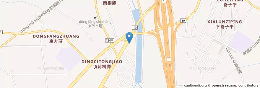 Mapa de ubicacion de 台灣中油 en Taïwan, Province De Taïwan, Comté De Changhua, Changhua.