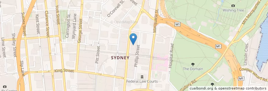 Mapa de ubicacion de Priceline Pharmacy en 오스트레일리아, New South Wales, Council Of The City Of Sydney, 시드니.