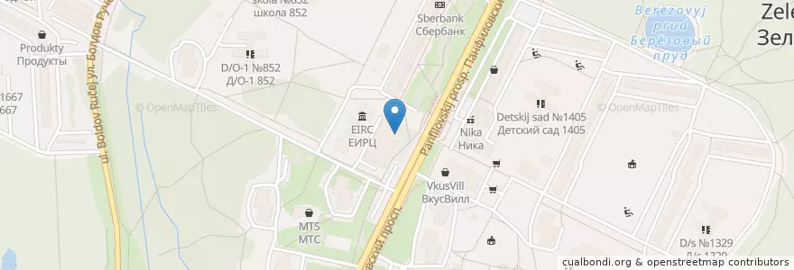 Mapa de ubicacion de А-мега en Russia, Distretto Federale Centrale, Oblast' Di Mosca, Москва, Зеленоградский Административный Округ, Район Силино.