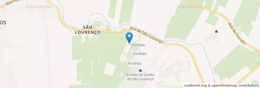 Mapa de ubicacion de Pavilhão en ポルトガル, アゾレス諸島, Faial, Horta.