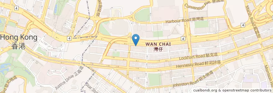 Mapa de ubicacion de Consulate General of Malaysia en Китай, Гуандун, Гонконг, Гонконг, Новые Территории, 灣仔區 Wan Chai District.