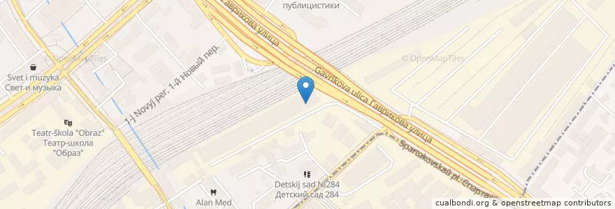 Mapa de ubicacion de Пивзавод 77 en ロシア, 中央連邦管区, モスクワ, Центральный Административный Округ, Красносельский Район.