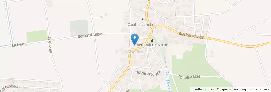 Mapa de ubicacion de Postagentur Steinmaur en Svizzera, Zurigo, Bezirk Dielsdorf, Steinmaur.