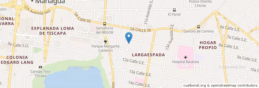Mapa de ubicacion de Industria López en ニカラグア, マナグア県, Managua (Municipio).