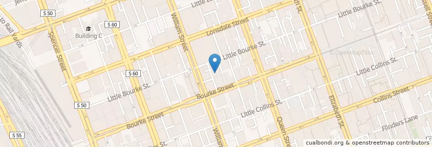 Mapa de ubicacion de EARL Canteen en Avustralya, Victoria, City Of Melbourne.