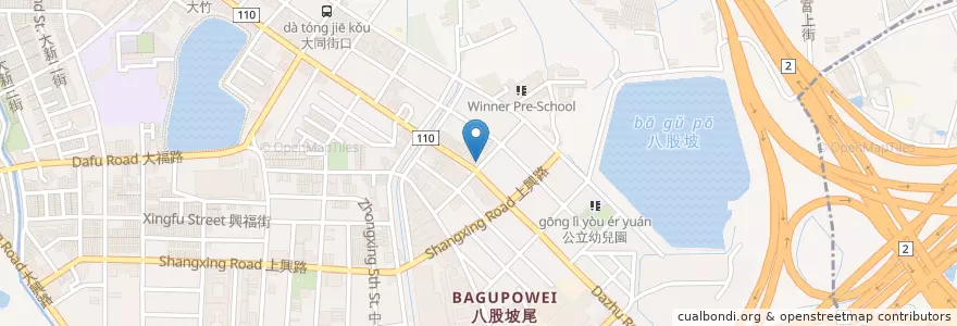 Mapa de ubicacion de 百成永和豆漿 en تایوان, 桃園市, 蘆竹區.