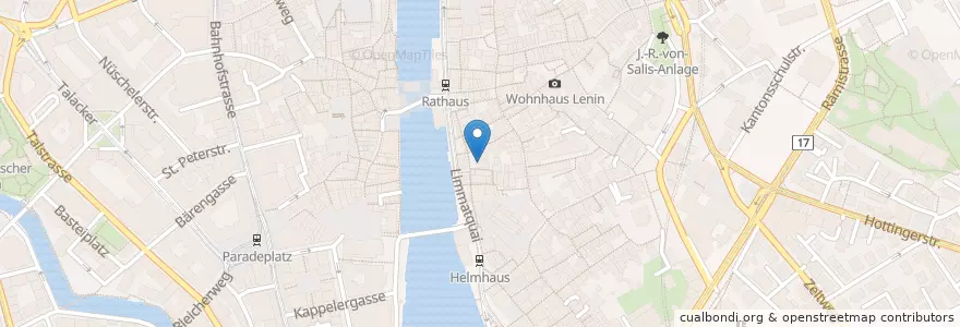 Mapa de ubicacion de Negishi Sushi Bar en Suíça, Zurique, Bezirk Zürich, Zürich.