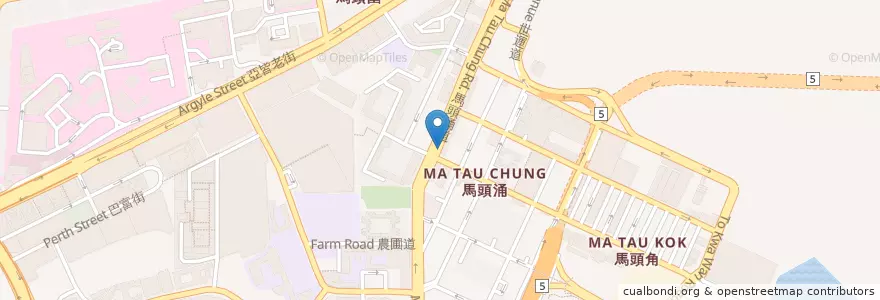 Mapa de ubicacion de Chung Hong Medical Centre en 중국, 광둥성, 홍콩, 가우룽, 신제, 九龍城區 Kowloon City District.