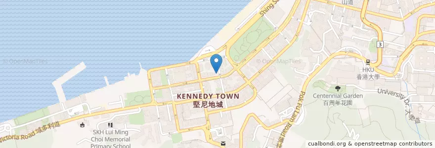 Mapa de ubicacion de Craft Brew & Co. en Cina, Guangdong, Hong Kong, Hong Kong, Nuovi Territori, 中西區 Central And Western District.