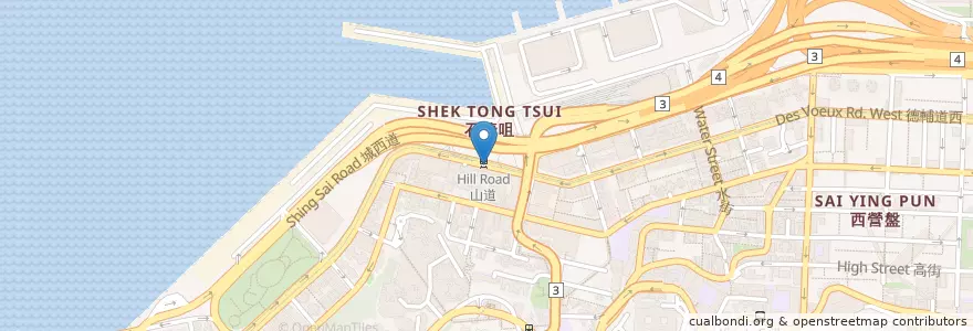 Mapa de ubicacion de Internet Q en 中国, 广东省, 香港 Hong Kong, 香港島 Hong Kong Island, 新界 New Territories, 中西區 Central And Western District.