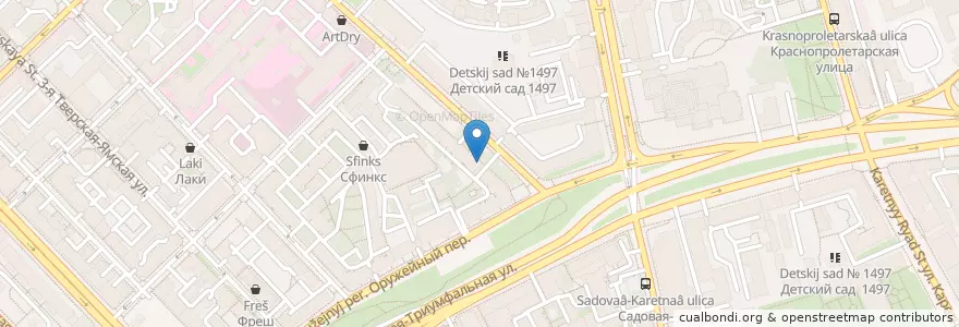 Mapa de ubicacion de Хинкальная en Россия, Центральный Федеральный Округ, Москва, Центральный Административный Округ, Тверской Район.