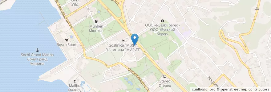 Mapa de ubicacion de Художественный en 러시아, 남부연방관구, Краснодарский Край, Городской Округ Сочи.