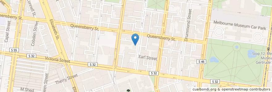 Mapa de ubicacion de Soul Soup en استرالیا, Victoria, City Of Melbourne.