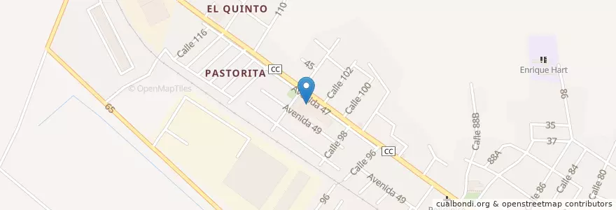 Mapa de ubicacion de Centro de Oftalmológica en キューバ, Mayabeque, San José De Las Lajas, Ciudad De San José De Las Lajas, Ciudad De San José De Las Lajas.
