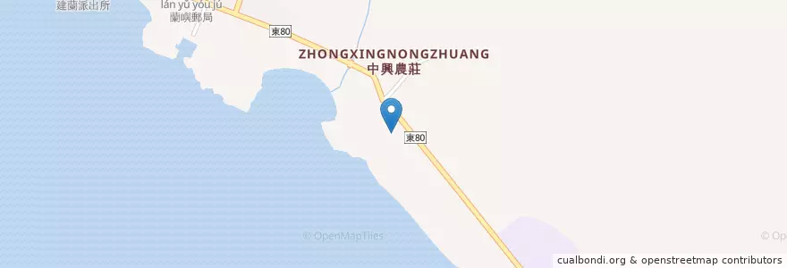 Mapa de ubicacion de 藍的魚餐廳/民宿 en Taiwan, 臺灣省, Condado De Taitung, 蘭嶼鄉 Ponso No Tao.
