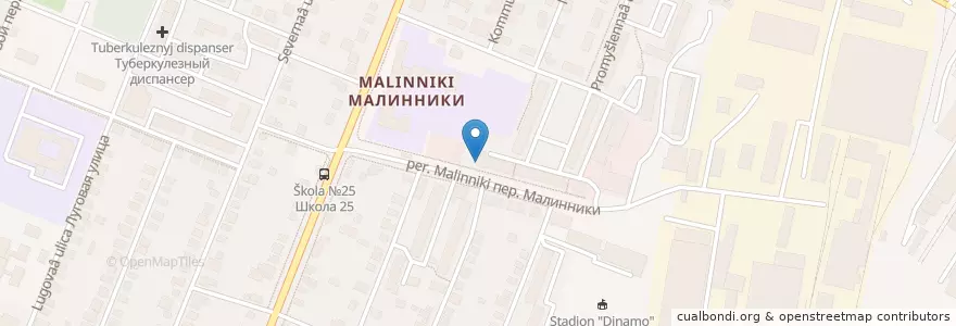 Mapa de ubicacion de Аптека en 러시아, Центральный Федеральный Округ, Калужская Область, Городской Округ Калуга.