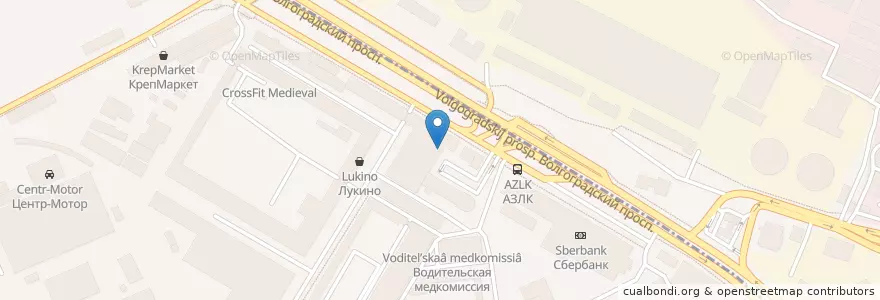 Mapa de ubicacion de Мистер Хинкали en Russland, Föderationskreis Zentralrussland, Moskau, Südöstlicher Verwaltungsbezirk, Южнопортовый Район.