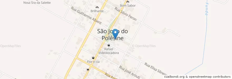 Mapa de ubicacion de São João FM en Brazil, Jižní Region, Rio Grande Do Sul, Região Geográfica Intermediária De Santa Maria, Região Geográfica Imediata De Santa Maria, São João Do Polêsine.