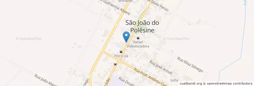 Mapa de ubicacion de AGC São João do Polesine en Brezilya, Güney Bölgesi, Rio Grande Do Sul, Região Geográfica Intermediária De Santa Maria, Região Geográfica Imediata De Santa Maria, São João Do Polêsine.