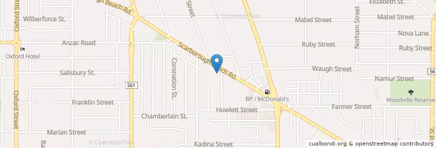 Mapa de ubicacion de Chinta Cafe en Australia, Western Australia.