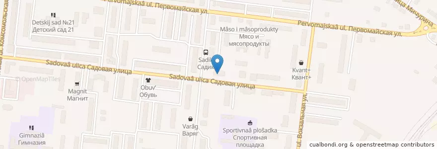 Mapa de ubicacion de АзонФарм 4 en Rússia, Distrito Federal Central, Брянская Область, Новозыбковский Городской Округ.