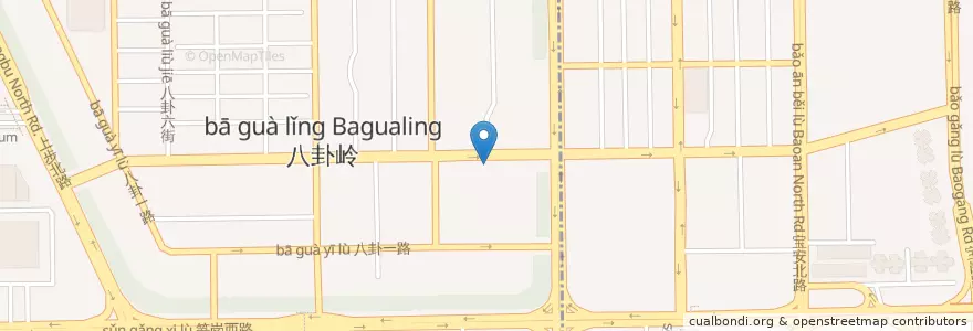 Mapa de ubicacion de 麦当劳 en Chine, Guangdong, Shenzhen, 福田区.