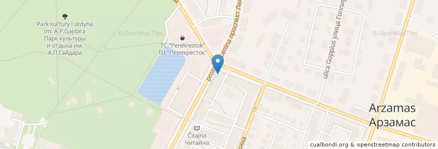 Mapa de ubicacion de Хоум Кредит Банк en Russia, Volga Federal District, Nizhny Novgorod Oblast, Arzamassky District, Arzamas.