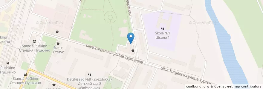 Mapa de ubicacion de Сбербанк en روسيا, Центральный Федеральный Округ, محافظة موسكو, Пушкинский Городской Округ.