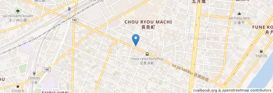 Mapa de ubicacion de ながら歯科医院 en Japan, 愛知県, Nagoya, 中川区.