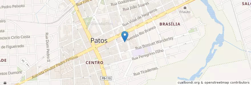 Mapa de ubicacion de Wizard en Brazil, Severovýchodní Region, Paraíba, Região Metropolitana De Patos, Região Geográfica Intermediária De Patos, Região Geográfica Imediata De Patos, Patos.