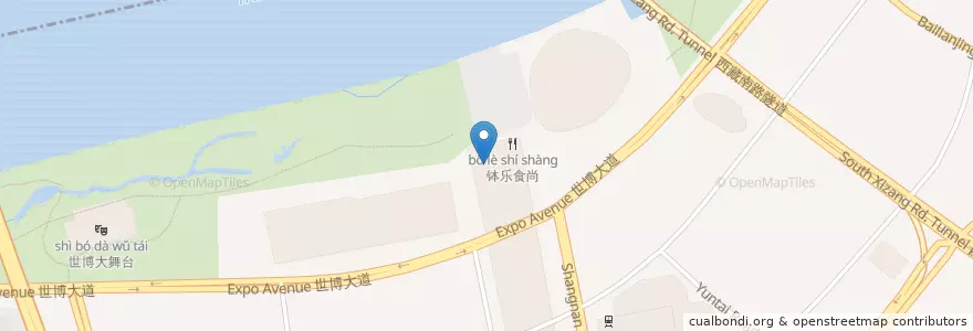 Mapa de ubicacion de 小南国L1 en 中国, 上海市, 浦东新区.