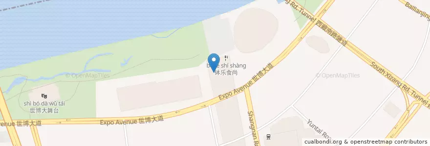 Mapa de ubicacion de 潮汕牛肉火锅L1 en 중국, 상하이, 푸둥 신구.