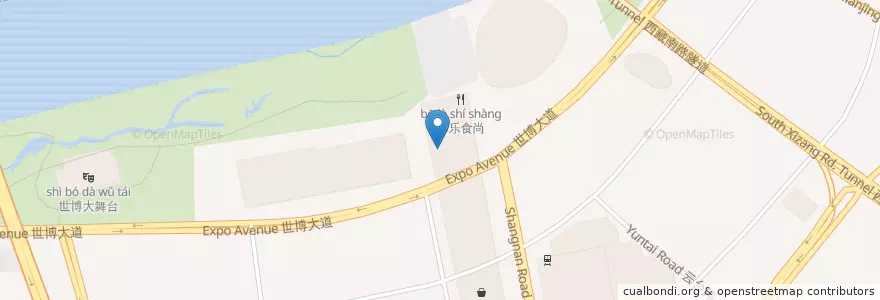Mapa de ubicacion de 泰岛L1 en China, Xangai, Pudong.