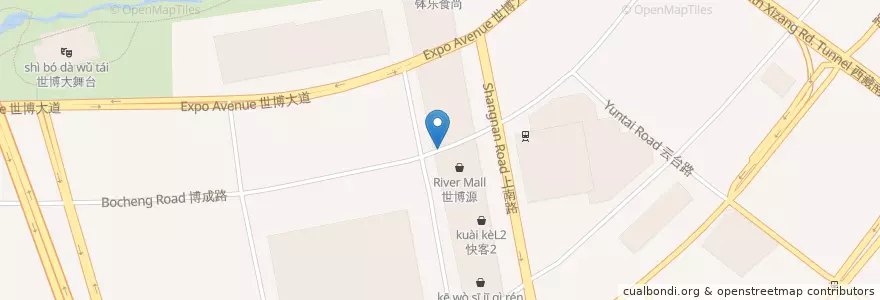 Mapa de ubicacion de 赤坂亭L2 en Китай, Шанхай, Пудун.