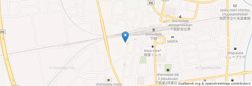 Mapa de ubicacion de いっしょう(蕎麦) en 日本, 茨城県, 筑西市.