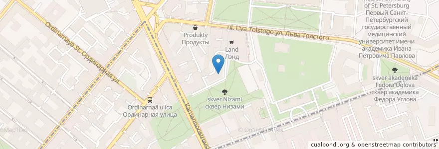 Mapa de ubicacion de Детский сад №29 en Russia, Northwestern Federal District, Leningrad Oblast, Saint Petersburg, Petrogradsky District.