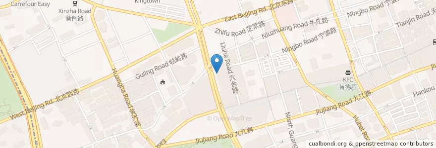 Mapa de ubicacion de 大光明 en الصين, شانغهاي, 黄浦区.