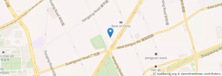 Mapa de ubicacion de Hengshan Cinema en China, Shanghái, Xuhui.