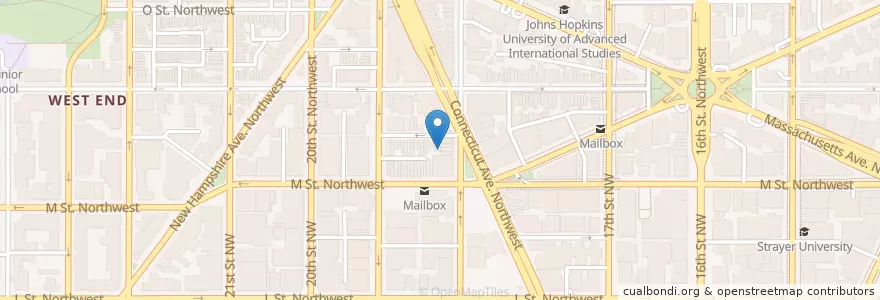 Mapa de ubicacion de 18th Street Lounge en Stati Uniti D'America, Washington, Washington.