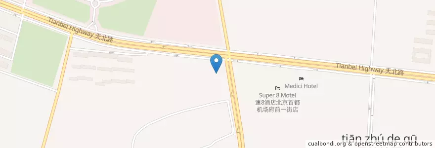 Mapa de ubicacion de China Construction Bank en الصين, بكين, خبي, 顺义区 / Shunyi.