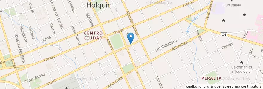 Mapa de ubicacion de Chef Cafe en كوبا, Holguín, Holguín.
