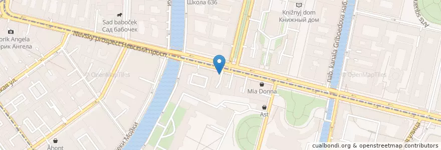 Mapa de ubicacion de Oxford Vision en Russia, Northwestern Federal District, Leningrad Oblast, Saint Petersburg, Центральный Район, Округ № 78.