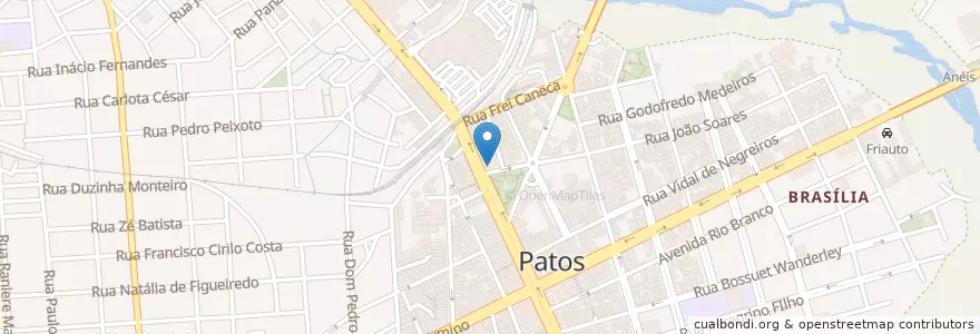 Mapa de ubicacion de Sabor da Terra en Brazil, Severovýchodní Region, Paraíba, Região Metropolitana De Patos, Região Geográfica Intermediária De Patos, Região Geográfica Imediata De Patos, Patos.