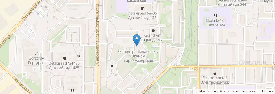 Mapa de ubicacion de ПрофессионалЪ en Rusia, Distrito Federal Central, Москва, Северный Административный Округ, Дмитровский Район.