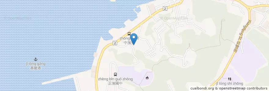 Mapa de ubicacion de 中濱里民活動中心 en 타이완.