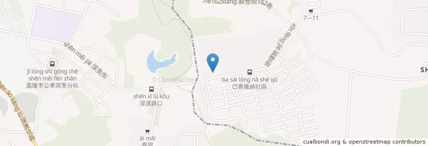 Mapa de ubicacion de 新豐里民活動中心 en 台湾, 台湾省, 基隆市, 信義区.