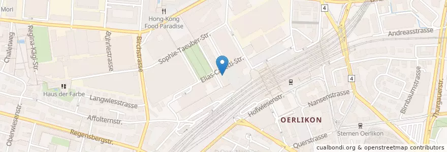 Mapa de ubicacion de Cityport en Svizzera, Zurigo, Distretto Di Zurigo, Zurigo.