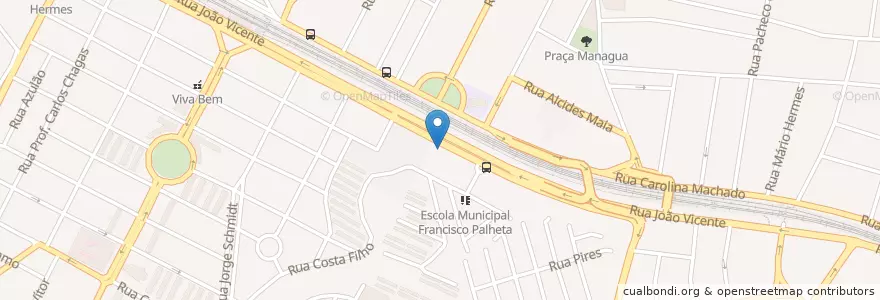 Mapa de ubicacion de Colégio Triângulo en Brasilien, Südosten, Rio De Janeiro, Região Metropolitana Do Rio De Janeiro, Região Geográfica Imediata Do Rio De Janeiro, Região Geográfica Intermediária Do Rio De Janeiro, Rio De Janeiro.