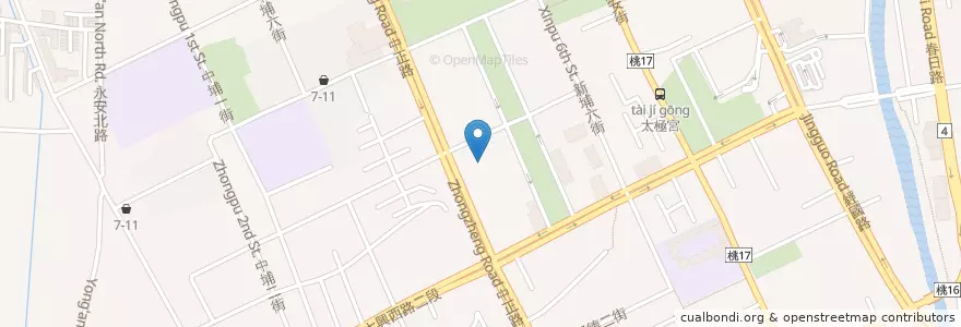 Mapa de ubicacion de 王品同德店 en Tayvan, 桃園市, 桃園區.